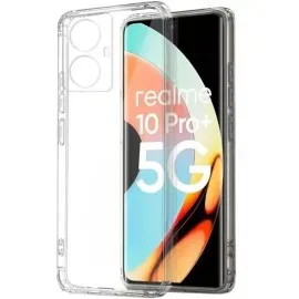 Newface Realme 10 Pro Plus 5G Kılıf Lüx Şeffaf Silikon