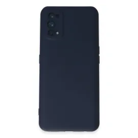 Newface Realme 7 Pro Kılıf Nano Içi Kadife Silikon - Lacivert