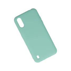 Newface Samsung Galaxy A01 Kılıf Nano Içi Kadife Silikon - Turkuaz