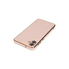 Newface Samsung Galaxy A04 Kılıf Volet Silikon - Pembe