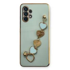 Newface Samsung Galaxy A32 Kılıf Esila Silikon - Su Yeşili