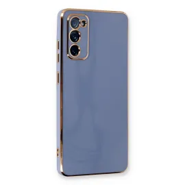 Newface Samsung Galaxy S20 Fe Kılıf Volet Silikon - Mavi