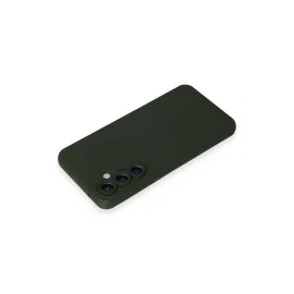 Newface Samsung Galaxy S24 Plus Kılıf Nano Içi Kadife Silikon - Koyu Yeşil