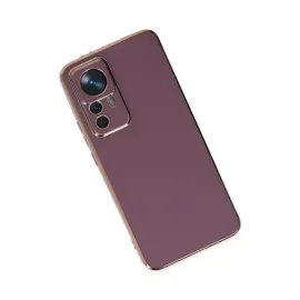 Newface Xiaomi Mi 12T Pro Kılıf Volet Silikon - Mor