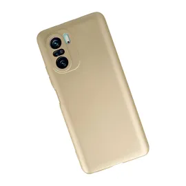 Newface Xiaomi Poco F3 Kılıf First Silikon - Gold