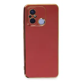 Newface Xiaomi Redmi 12C Kılıf Volet Silikon - Kırmızı