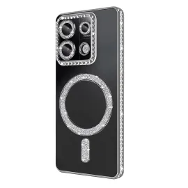 Newface Xiaomi Redmi 13C Joke Simli Magneticsafe Kılıf - Gümüş