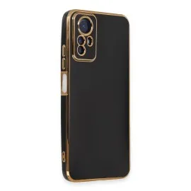 Newface Xiaomi Redmi Note 12S Kılıf Volet Silikon - Siyah