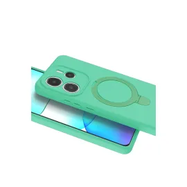 Newface Xiaomi Redmi Note 14 4G Regal Magsafe Standlı Kapak - Yeşil