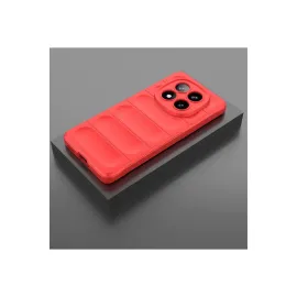 Newface Xiaomi Redmi Note 14 Pro 4G Kılıf Optimum Silikon - Kırmızı