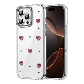 Newface Apple iPhone 16 Pro Max Fiyonk Desenli Kapak - Desen 7