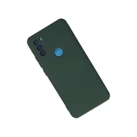 Newface General Mobile Gm 21 Plus Kılıf Nano Içi Kadife Silikon - Koyu Yeşil