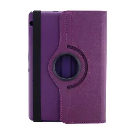 Newface Huawei Mediapad T3 10 / 9.6 Kılıf 360 Tablet Deri Kılıf - Mürdüm