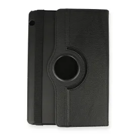 Newface Huawei MediaPad T5 10 Kılıf 360 Tablet Deri Kılıf - Siyah