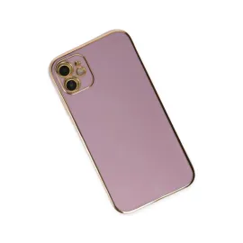 Newface Iphone 12 Kılıf Volet Silikon - Mor