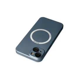 Newface Iphone 14 Plus Kılıf Jack Magneticsafe Lens Silikon - Sierra Blue