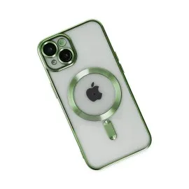 Newface Iphone 14 Plus Kılıf Kross Magneticsafe Kapak - Koyu Yeşil