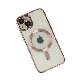 Newface Iphone 14 Plus Kılıf Kross Magneticsafe Kapak - Rose