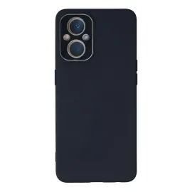 Newface Oppo Reno 7 Lite Kılıf Lansman Glass Kapak - Lacivert