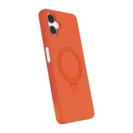 Newface Samsung Galaxy A06 Regal Magsafe Standlı Kapak - Turuncu