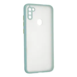 Newface Samsung Galaxy A11 Kılıf Montreal Silikon Kapak - Turkuaz