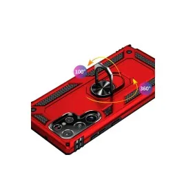 Newface Samsung Galaxy A14 4G Kılıf Sofya Yüzüklü Silikon Kapak - Lacivert