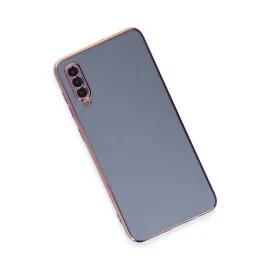 Newface Samsung Galaxy A50 Kılıf Volet Silikon - Mavi