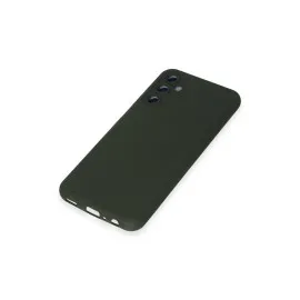 Newface Samsung Galaxy M34 5G Kılıf Nano Içi Kadife  Silikon - Koyu Yeşil
