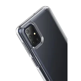 Newface Samsung Galaxy M51 Kılıf Lüx Şeffaf Silikon