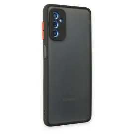 Newface Samsung Galaxy M52 5G Kılıf Montreal Silikon Kapak - Siyah