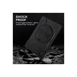 Newface Samsung Galaxy P610 Tab S6 Lite 10.4 Kılıf Amazing Tablet Kapak - Siyah