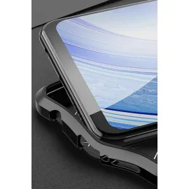 Newface Samsung Galaxy S21 Fe Kılıf Auto Focus Kapak - Kırmızı