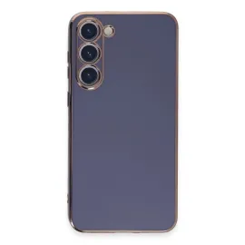 Newface Samsung Galaxy S23 Kılıf Volet Silikon - Mavi