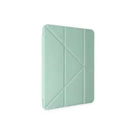 Newface Samsung Galaxy T737 Tab S7 FE 12.4 Kılıf Kalemlikli Mars Tablet Kılıfı - Açık Yeşil