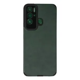 Newface Tecno Pova Neo Kılıf Loop Deri Silikon - Yeşil