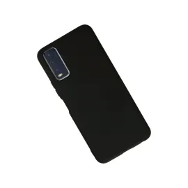 Newface Vivo Y11S Kılıf Nano Içi Kadife Silikon - Siyah