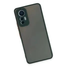 Newface Xiaomi Mi 12 Lite Kılıf Montreal Silikon Kapak - Yeşil