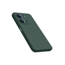 Newface Xiaomi Redmi 15C 4G Nano Içi Kadife Silikon - Koyu Yeşil
