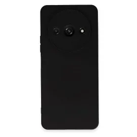 Newface Xiaomi Redmi A3 4G Kılıf Nano Içi Kadife Silikon - Siyah