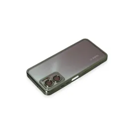 Newface Xiaomi Redmi Note 11E Kılıf Razer Lensli Silikon - Yeşil