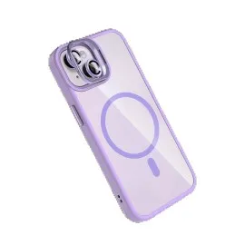 Joko Apple Iphone 14 Remim Lensli Magsafe Standlı Kapak - Lila