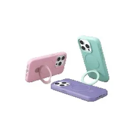 Newface Apple Iphone 14 Pro Max Regal Magsafe Standlı Kapak - Açık Pembe