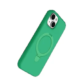 Newface Apple Iphone 14 Regal Magsafe Standlı Kapak - Yeşil