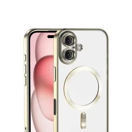 Newface Apple Iphone 17 Kross Magneticsafe Kapak - Gold