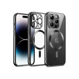 Newface Iphone 12 Pro Kılıf Kross Magneticsafe Kapak - Siyah