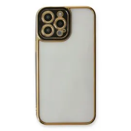 Newface Iphone 13 Pro Max Kılıf Liva Lens Silikon - Siyah