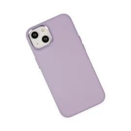 Newface Iphone 14 Plus Kılıf Asya Deri Silikon - Lila
