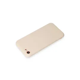 Newface Iphone 7 Kılıf First Silikon - Krem