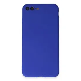 Newface Iphone 7 Plus Kılıf First Silikon - Koyu Mavi