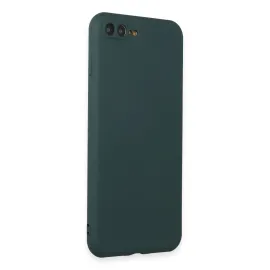 Newface Iphone 7 Plus Kılıf First Silikon - Koyu Yeşil